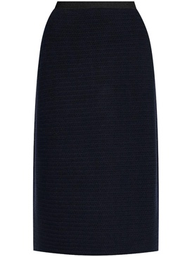 wool midi skirt