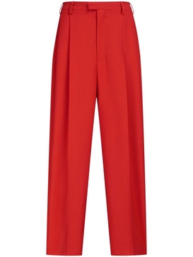 Tropical tailored wool trousers