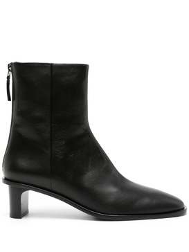 Black Soma Leather Ankle Boots