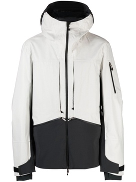 White Rima Two-Tone Ski Jacket