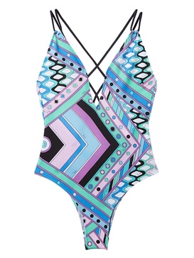 Vivara-print swimsuit