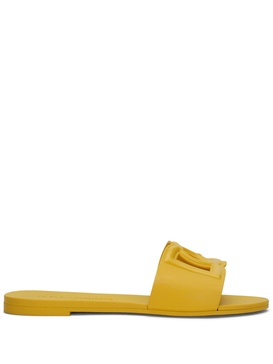 DG-logo leather sandals