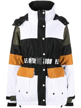 white Chicane colourblock ski jacket