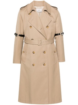 belt-detail trench coat