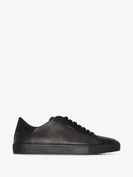 black Clean 90 low top leather sneakers