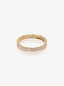 18K yellow gold Eternity Band diamond ring