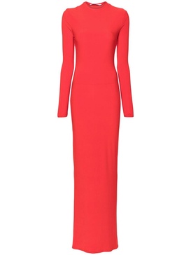 Red Jersey Maxi Dress