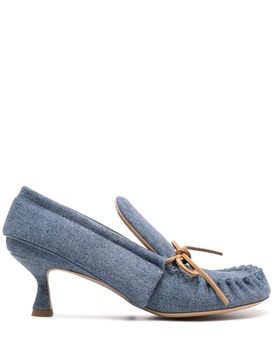 55mm kitten heel moccasins