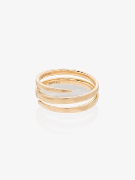 18K yellow gold Coil ring