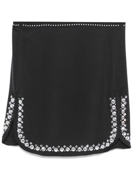 studded mini skirt