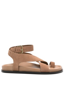 Brown Jalen Suede Sandals