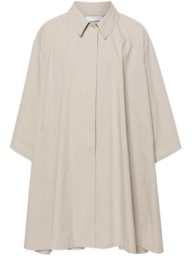 Neutral Leins Cotton Trench Coat