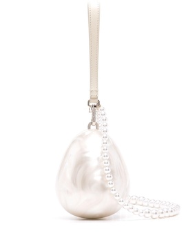 Simone Rocha Micro Egg Bag W/ Pearl Crossbody Bags