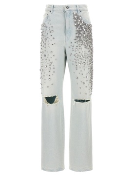 Golden Goose Deluxe Brand Distressed Embellished Jeans