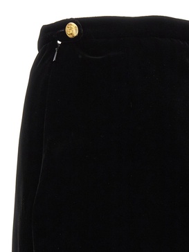 Gucci A-Line Velvet Skirt