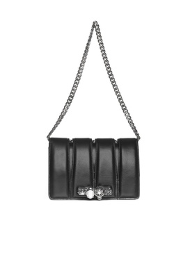 Alexander McQueen The Slash Embellished Shoulder Bag