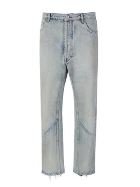 Balenciaga Distressed Straight-Leg Jeans