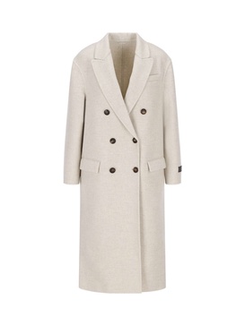 Brunello Cucinelli Double Breasted Mid Length Coat