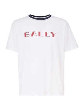 Bally Logo Printed Crewneck T-Shirt