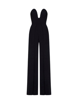 Solace London The Anelli Wide-Leg Strapless Jumpsuit