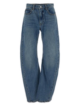 Alexander Wang Curved Mid-Waisted Jeans