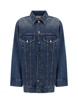 Khaite The Ross Button-Up Denim Jacket