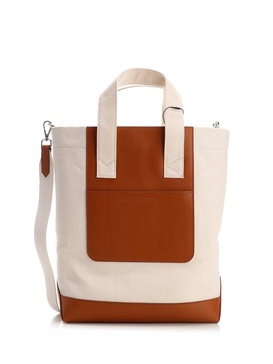 Maison Kitsuné Logo Debossed Tote Bag