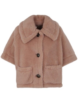 Max Mara Teddy Collared Short-Sleeved Coat