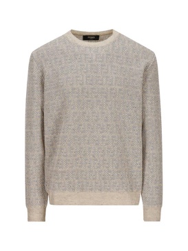 Fendi FF Motif Crewneck Jumper