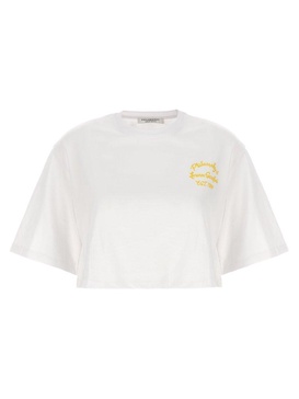 Philosophy Di Lorenzo Serafini Logo Printed Cropped T-Shirt