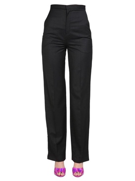 ANOUKI Straight Leg Pleat Detailed Pants