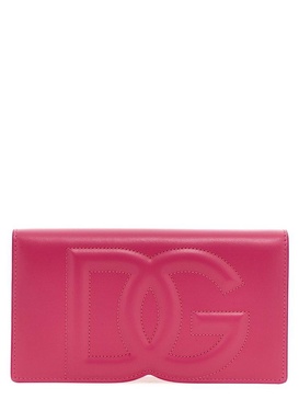 Dolce & Gabbana Logo Embossed Small Shoulder Bag