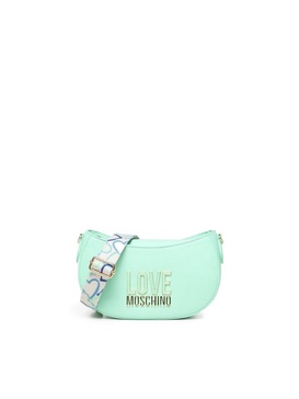 Love Moschino Logo Lettering Zipped Shoulder Bag