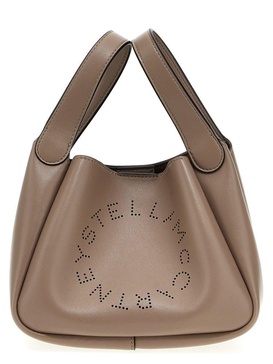 Stella McCartney Logo Detailed Open Top Handbag