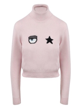 Chiara Ferragni Turtleneck Long Sleeved Sweater