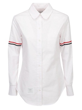 Thom Browne Long-Sleeved Striped Shirt