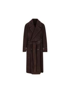 Loro Piana Belted Button-Up Coat