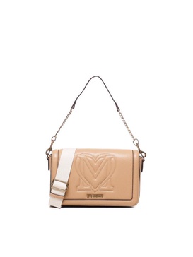 Love Moschino Logo-Embossed Chain-Linked Crossbody Bag