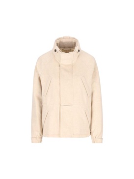 Loro Piana High-Neck Long-Sleeved Jacket