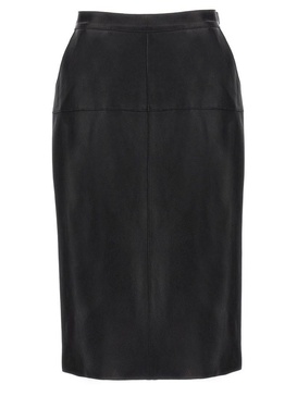 P.A.R.O.S.H. Zipped Midi Skirt