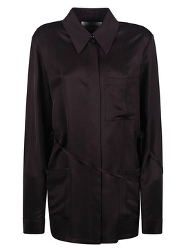 Jil Sander Belted Buttoned Shirt Jacket