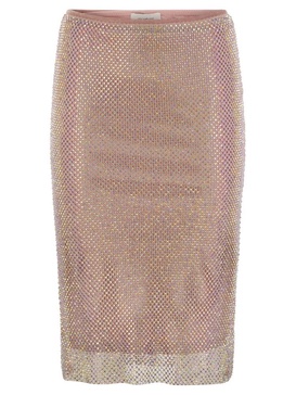 Sportmax "Zinnia" Tulle Skirt With Rhinestones