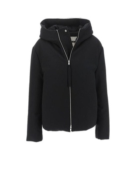 Jil Sander Oversized Zip-Up Hooded Jacket