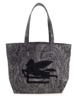 Etro Paisley Jacquard Large Tote Bag