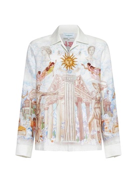 Casablanca Graphic Printed Satin Shirt