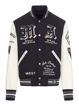 Amiri Logo Embroidered Dream Team Varsity Jacket