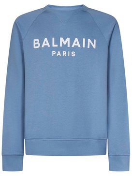 Balmain Logo Printed Crewneck Sweatshirt