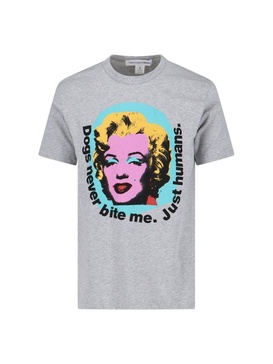 Comme des Garçons Shirt Andy Warhol Printed Crewneck T-Shirt