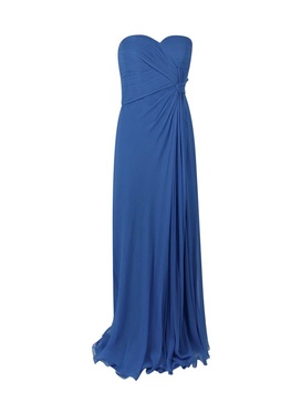 Alberta Ferretti Draped Detailed Maxi Dress