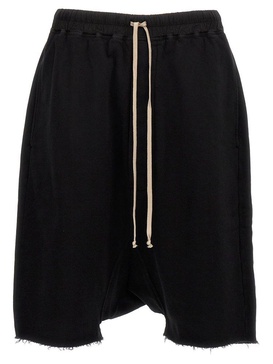 Rick Owens Drkshdw 'Drawstring Pods' Bermuda Shorts